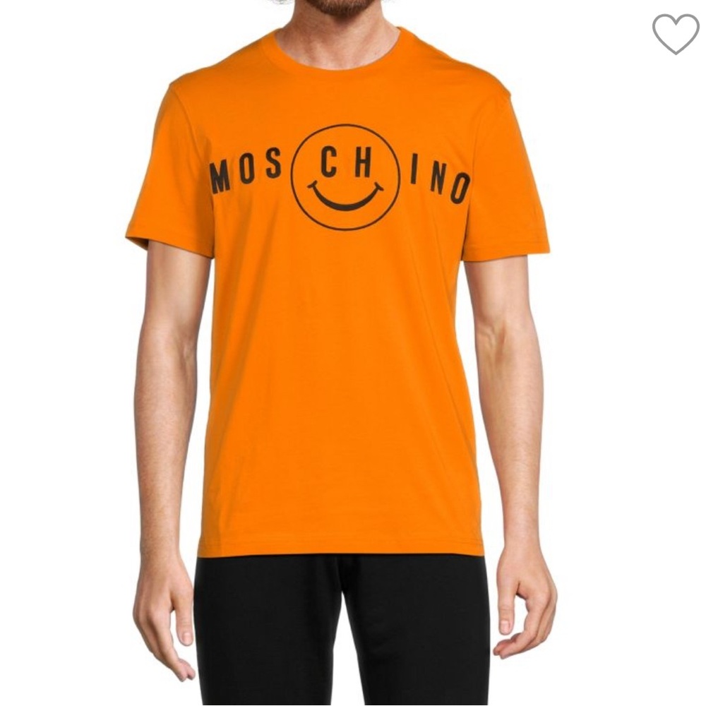 Moschino Orange Short Sleeve Tee